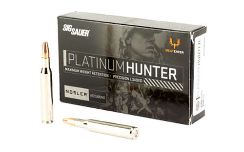 Ammunition Sig Sauer Platinum Hunter 270Win SIG AMMO 270WIN 150GR AB 20/200